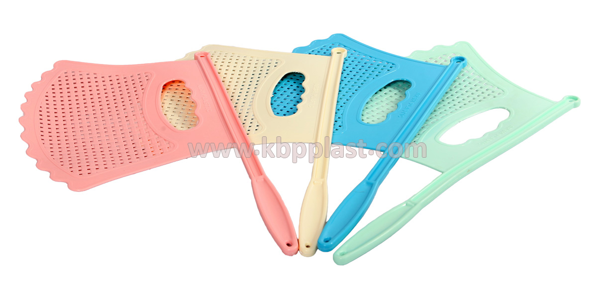 Dual mode plastic hand fan (KA)