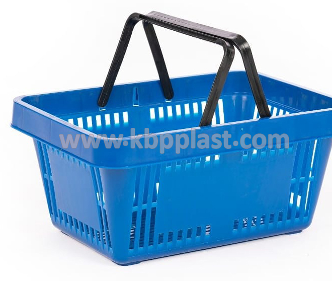 Handle Plastic Shopping Basket