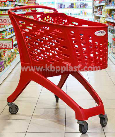 Trolley shopping basket (210 Liters)